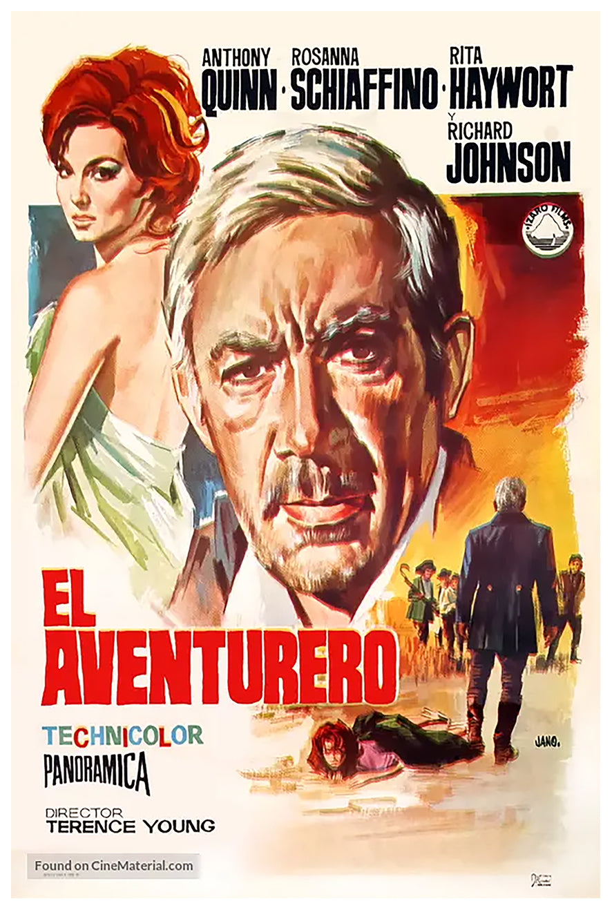 L'avventuriero 1967 - Rita Hayworth - Spain - Classic Movie Poster