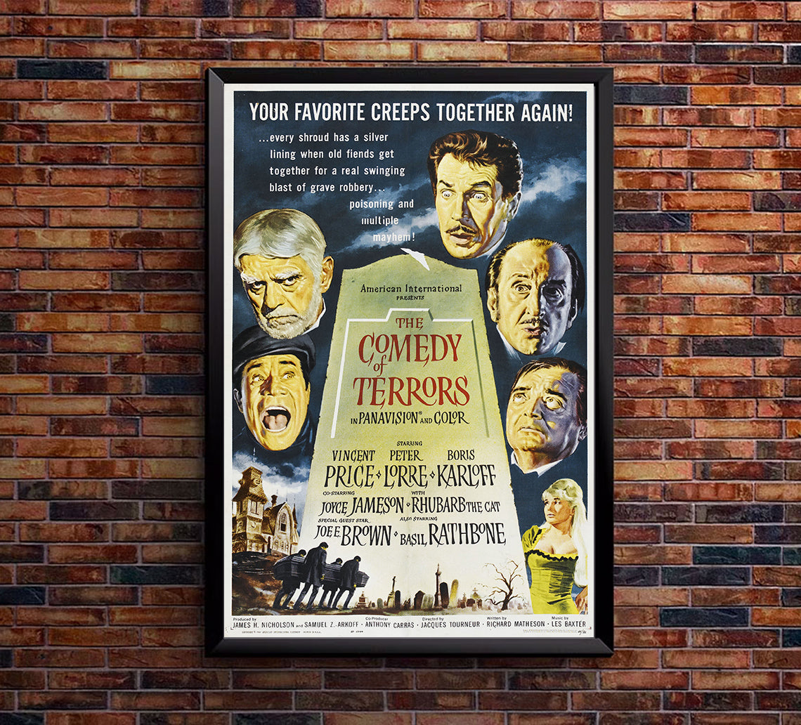 The Comedy of Terrors 1964 - US - v1 - Classic Movie Poster