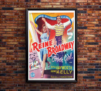 Cover Girl 1944 - Rita Hayworth - Belgium - Classic Movie Poster