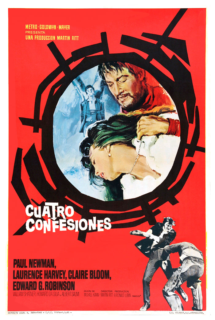 The Outrage 1964 - Paul Newman - Spain (3) - Classic Movie Poster