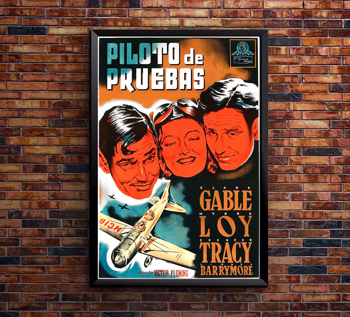 Test Pilot 1938 - Spain - v1 - Classic Movie Poster