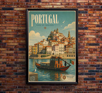Portugal - Tourism - v1 - Vintage Travel Poster