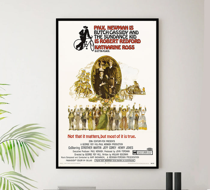 Butch Cassidy and the Sundance Kid 1969 - Paul Newman - US - Classic Movie Poster