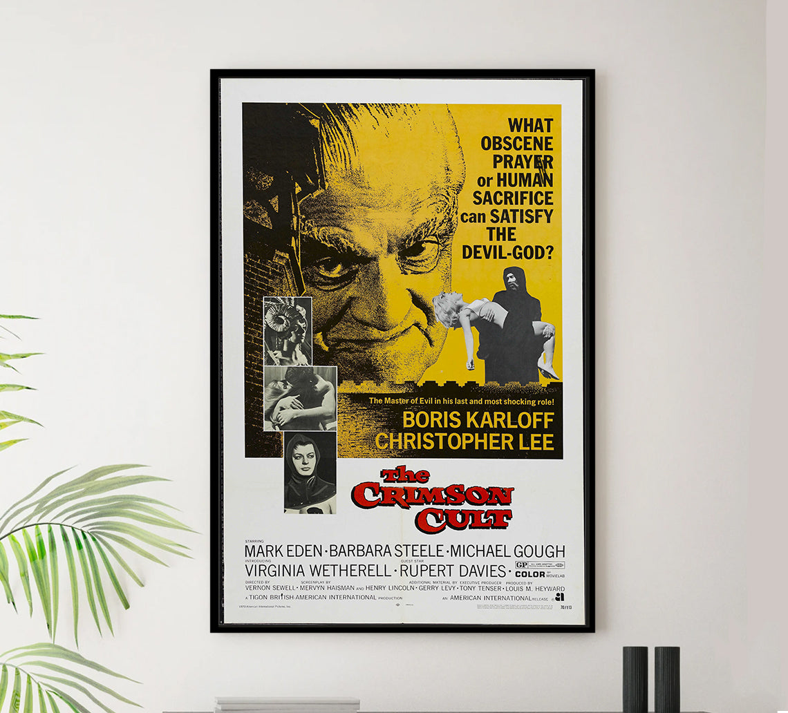 Curse of the Crimson Altar 1968 - US - v2 - Classic Movie Poster