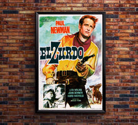 The Left Handed Gun 1958 - Paul Newman - Spain - Classic Movie Poster