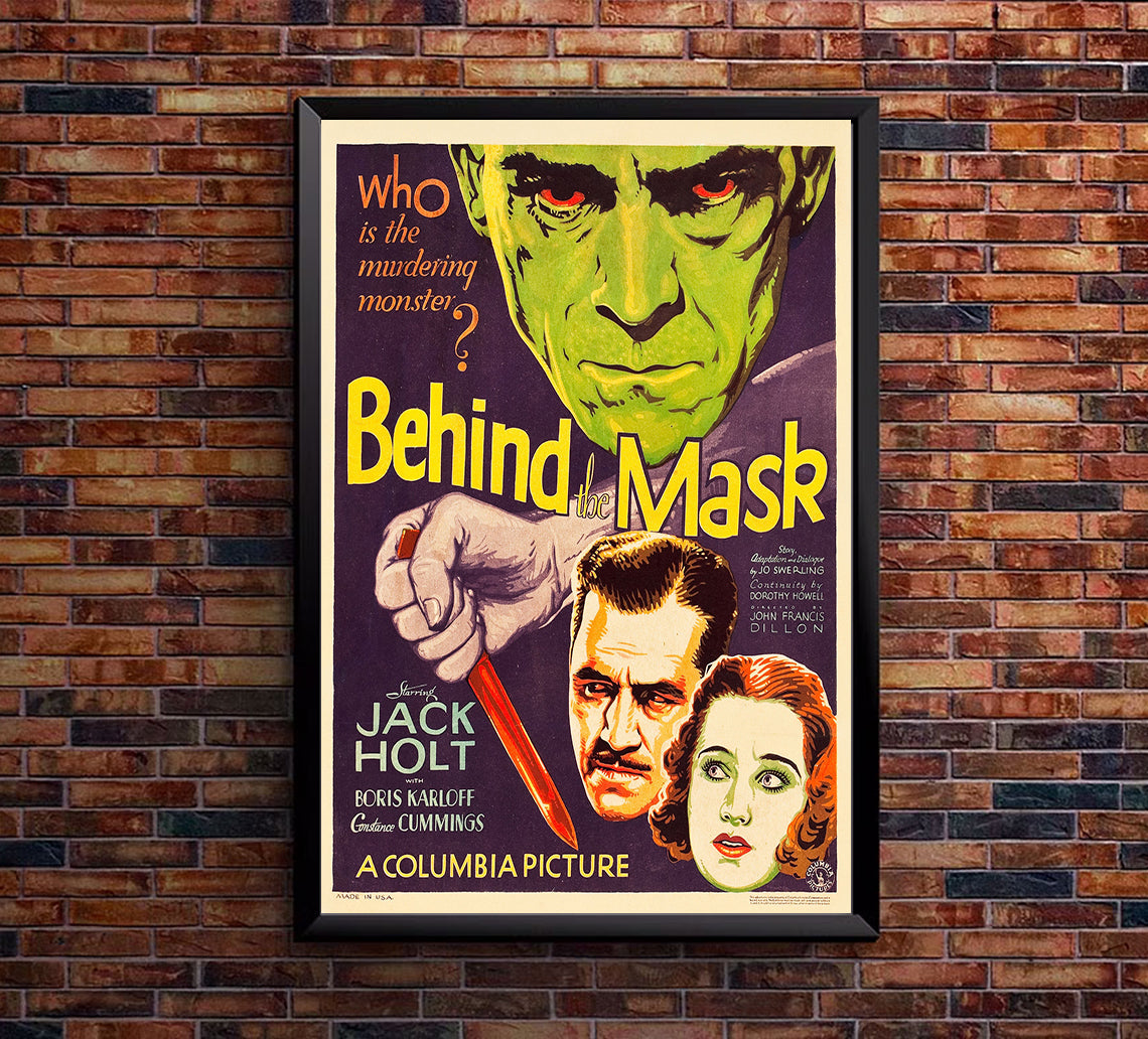 Behind the Mask 1932 - US - v1 - Classic Movie Poster