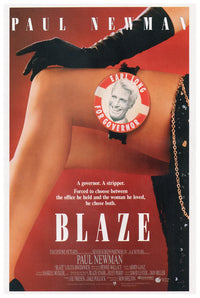 Blaze 1989 - Paul Newman - US - Classic Movie Poster