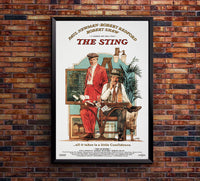 The Sting 1973 - Paul Newman - US (3) - Classic Movie Poster