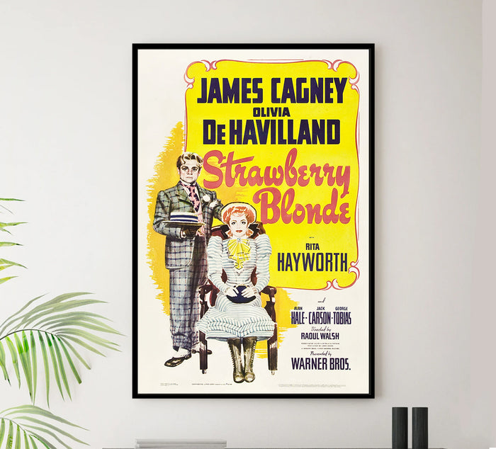 The Strawberry Blonde 1941 - Rita Hayworth - US - Classic Movie Poster