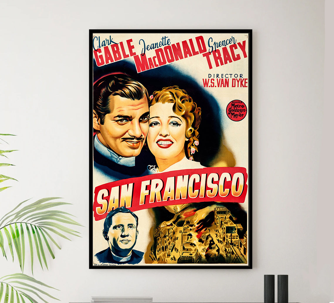 San Francisco 1936 - Spain - v2 - Classic Movie Poster