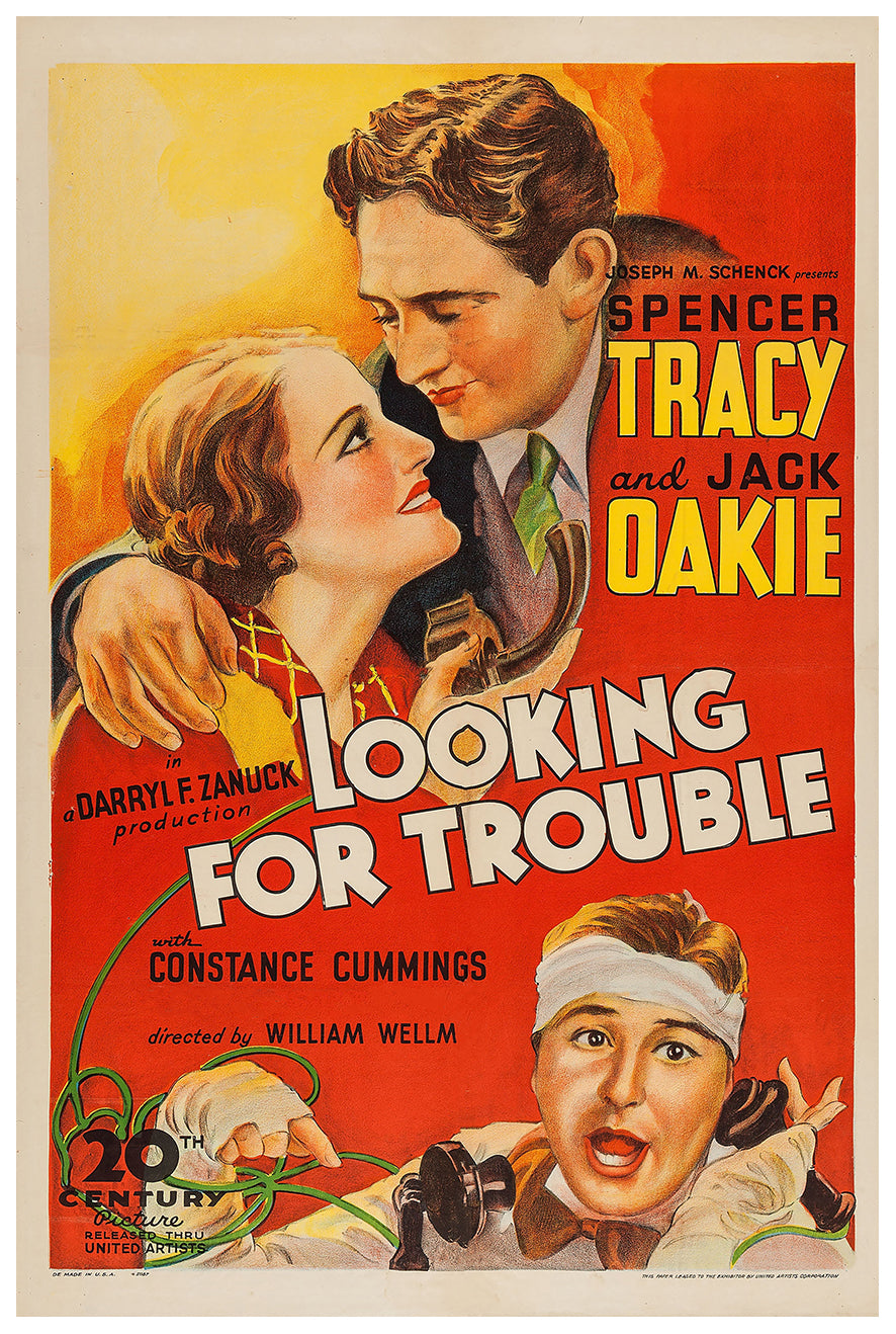 Looking for Trouble 1934 - US - v1 - Classic Movie Poster