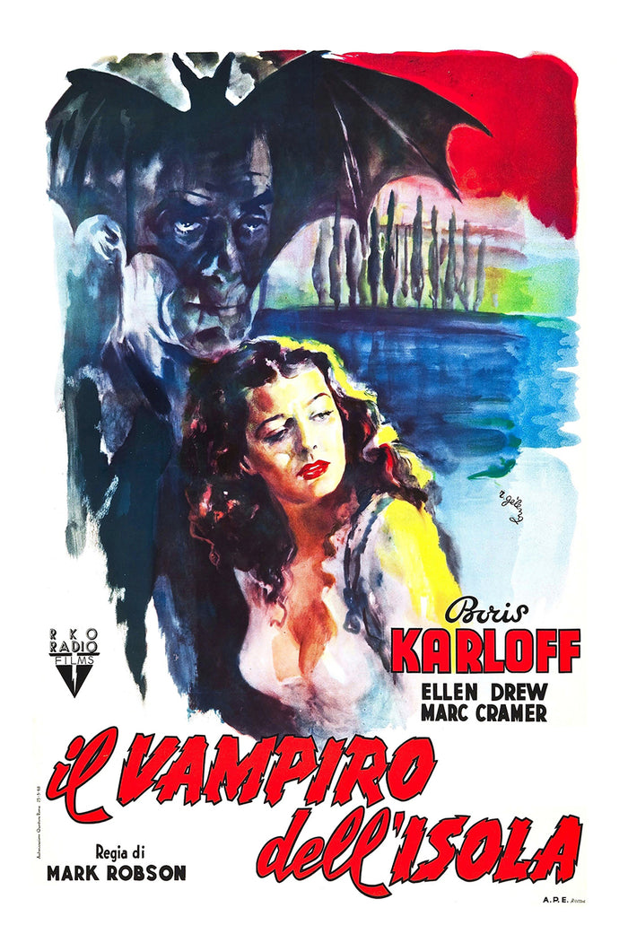 Isle of the Dead 1945 - Italy - v1 - Classic Movie Poster