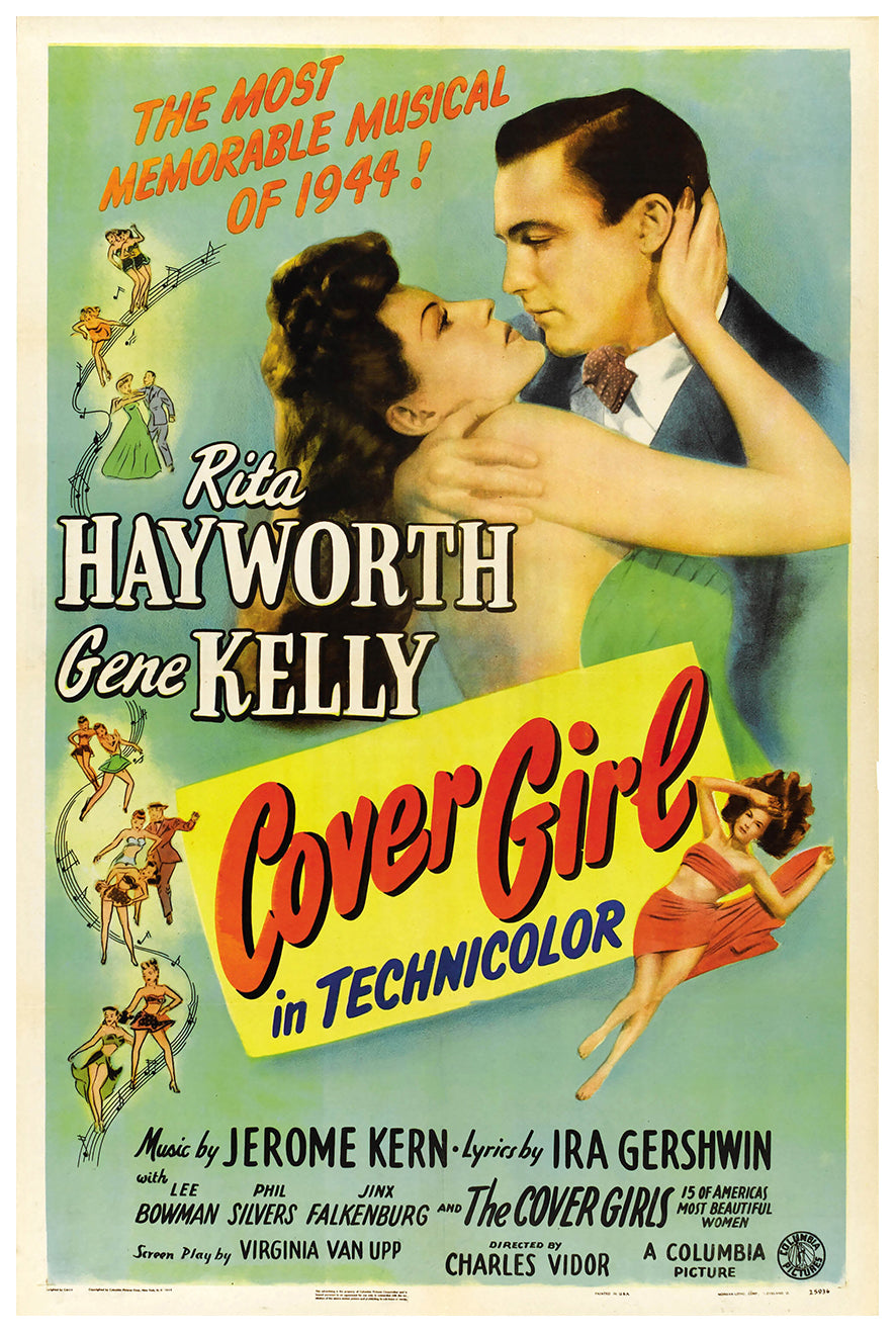 Cover Girl 1944 - Rita Hayworth - US - Classic Movie Poster