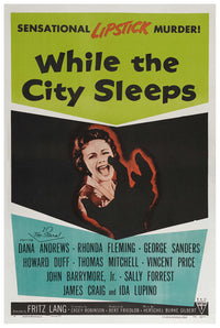While the City Sleeps 1956 - US - v1 - Classic Movie Poster
