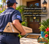 Florida - Horsina Round - Vintage Tourism Travel Poster