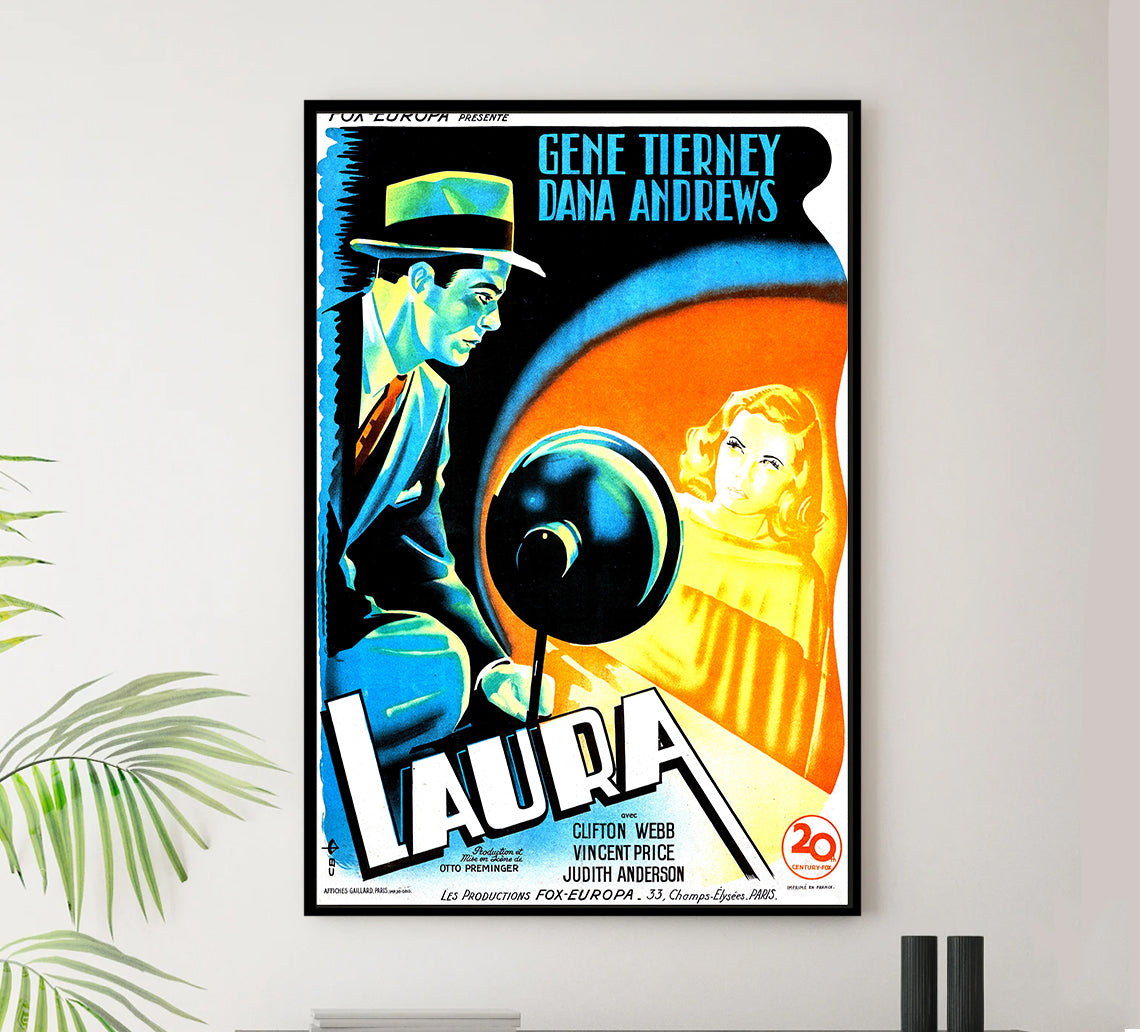 Laura 1944 - France - v1 - Classic Movie Poster