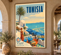 Tunisia - Tourism - v1 - Vintage Travel Poster