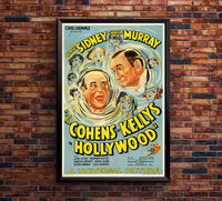 The Cohens and Kellys in Hollywood 1932 - US - v1 - Classic Movie Poster