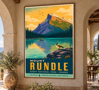 Canada - Banff National Park - Vintage Tourism Travel Poster