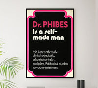 The Abominable Dr. Phibes 1971 - United Kingdom - v3 - Classic Movie Poster