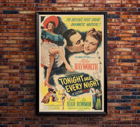 Tonight and Every Night 1945 - Rita Hayworth - US - Classic Movie Poster