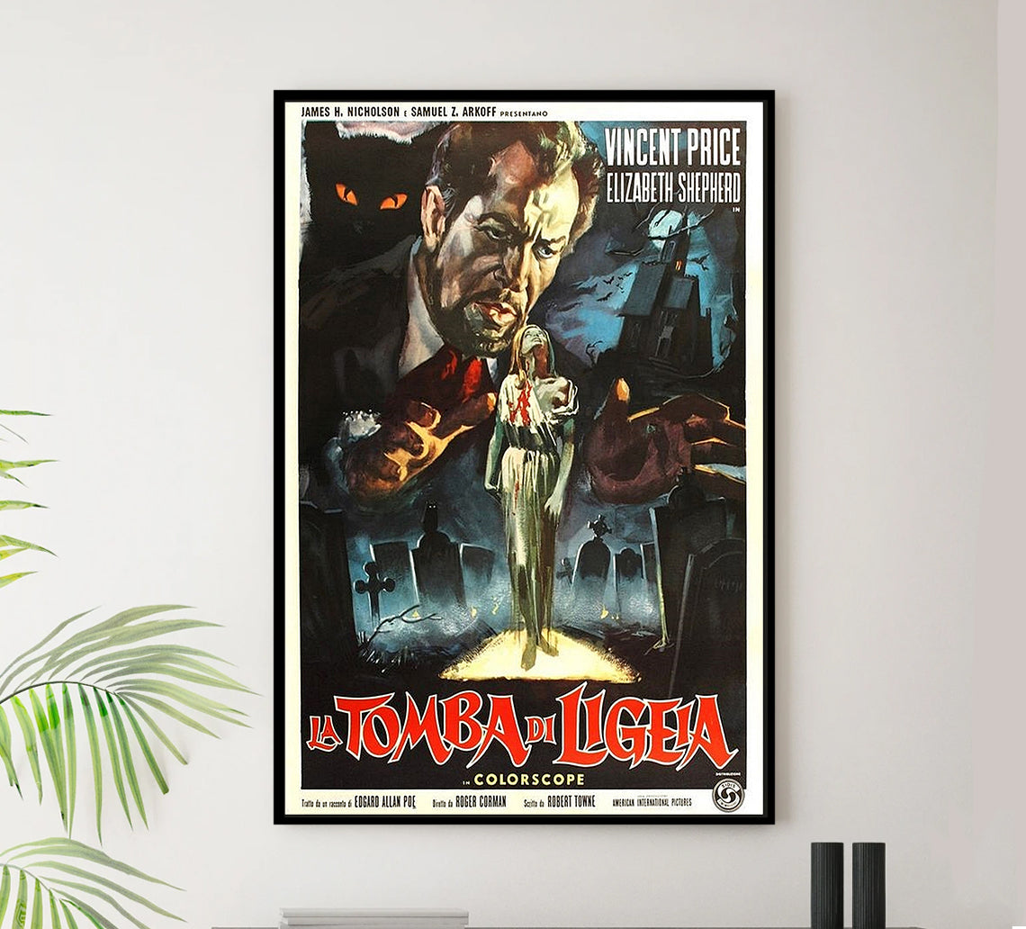 The Tomb of Ligeia 1964 - Italy - v1 - Classic Movie Poster
