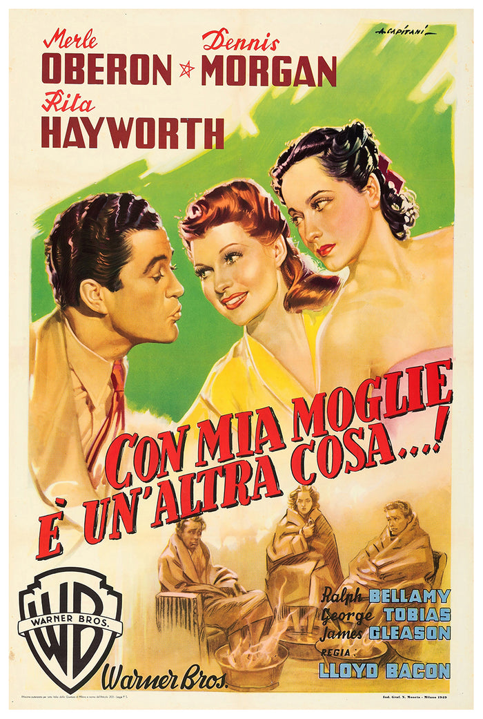 Affectionately Yours 1941 - Rita Hayworth - Italy - Classic Movie Poster