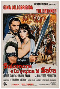 Solomon and Sheba 1959 - Italy - v1 - Classsic Movie Poster
