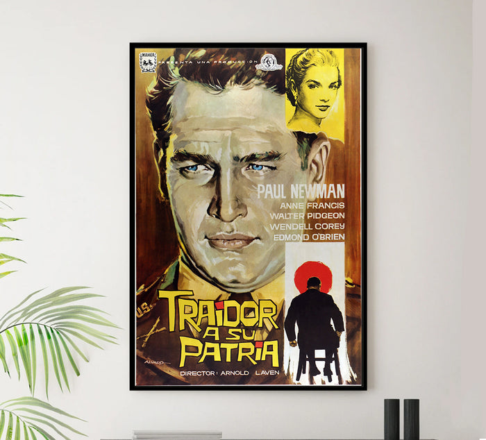 The Rack 1956 - Paul Newman - Spain - Classic Movie Poster
