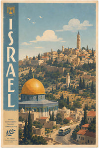 Israel - Tourism - v1 - Vintage Travel Poster