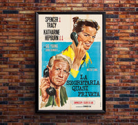 Desk Set 1957 - Italy - v1 - Classic Movie Poster