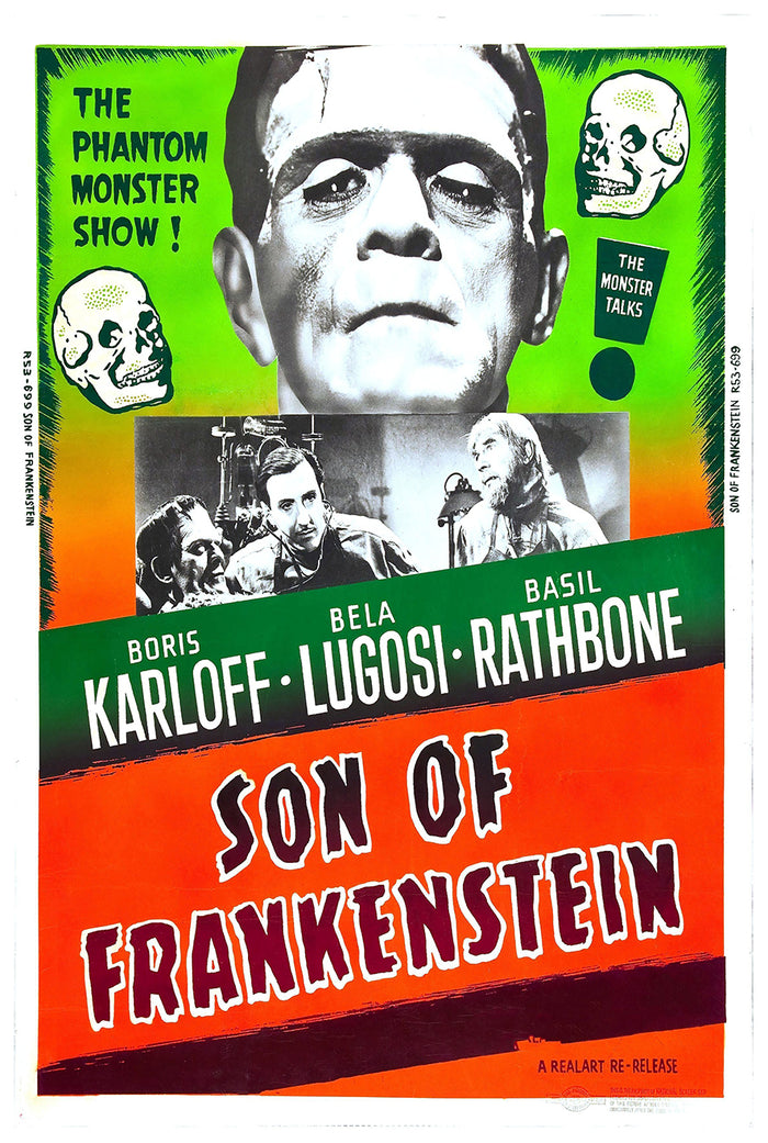 Son of Frankenstein 1939 - US - v4 - Classic Movie Poster