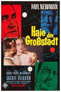 The Hustler 1961 - Paul Newman - Germany - Classic Movie Poster