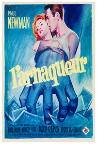 The Hustler 1961 - Paul Newman - France - Classic Movie Poster