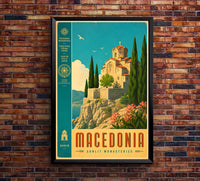 Macedonia - Tourism - v1 - Vintage Travel Poster