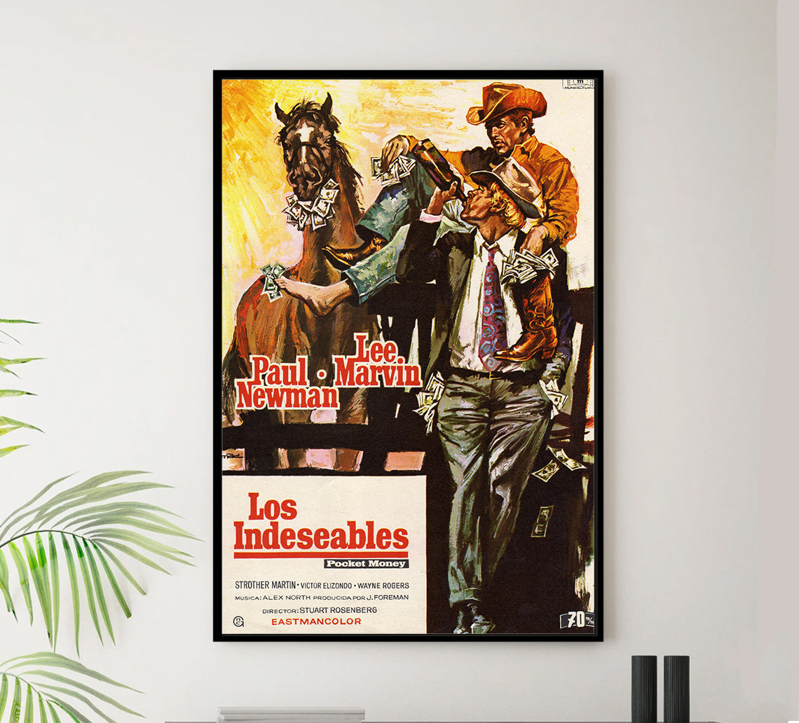 Pocket Money 1972 - Paul Newman - Spain - Classic Movie Poster