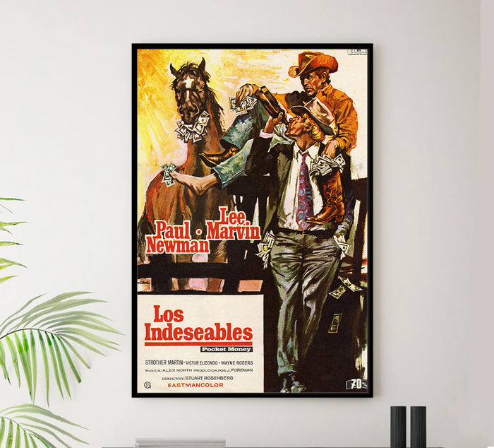 Pocket Money 1972 - Paul Newman - Spain - Classic Movie Poster