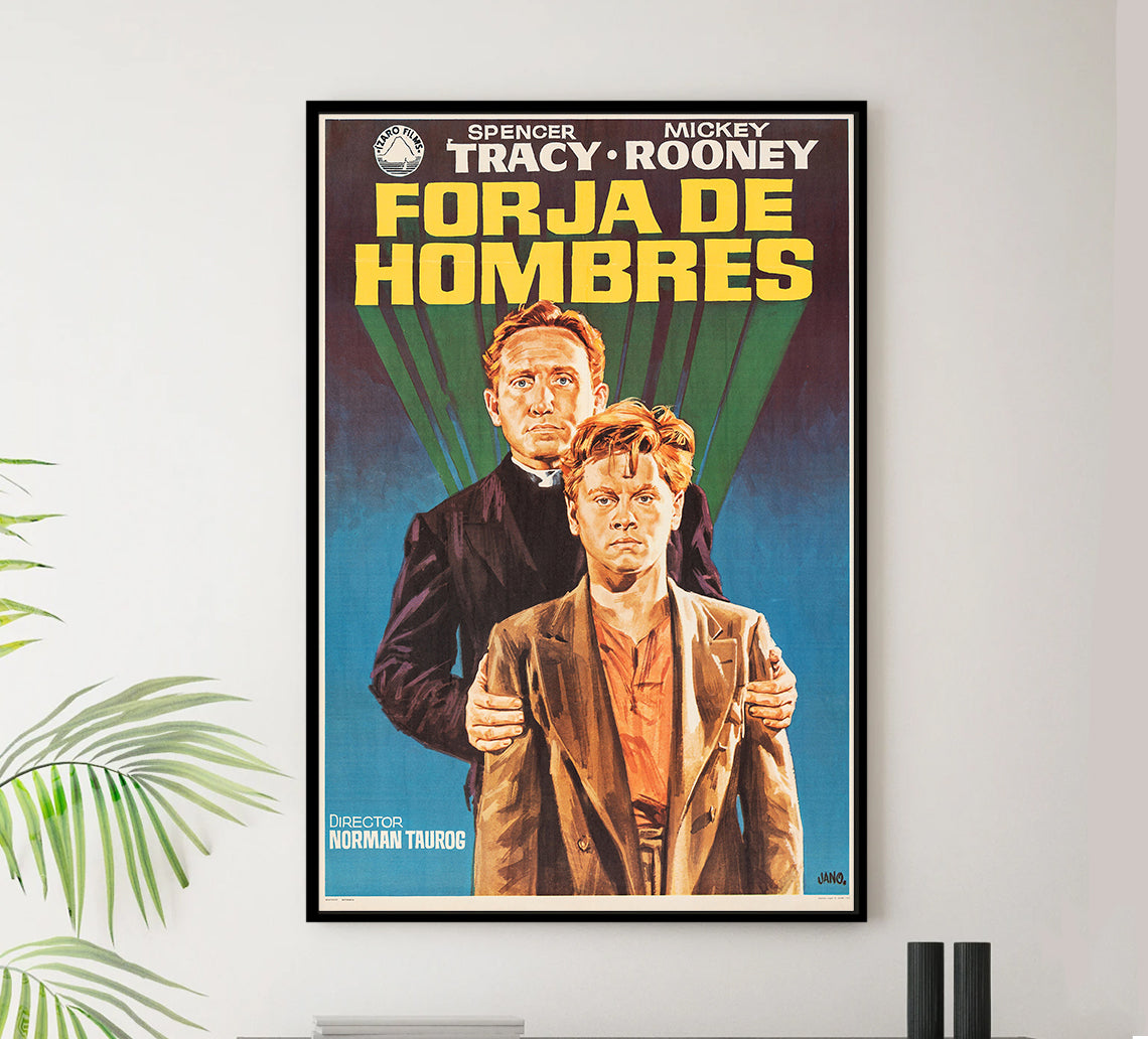 Boys Town 1938 - Spain - v1 - Classic Movie Poster