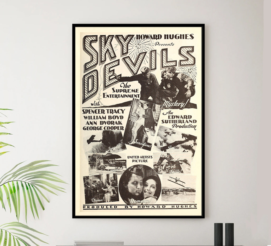 Sky Devils 1932 - US - v5 - Classic Movie Poster