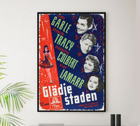 Boom Town 1940 - Sweden - v1 - Classic Movie Poster