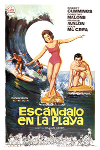 Beach Party 1963 - Spain - v1 - Classic Movie Poster