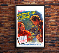 Somebody Up There Likes Me 1956 - Paul Newman - Belgium - Classic Movie Poster