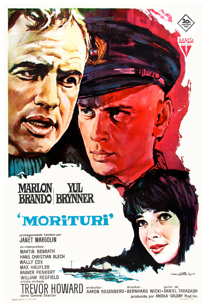 Morituri 1965 - Spain - v1 - Classsic Movie Poster