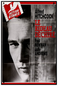 Torn Curtain 1966 - Paul Newman - France (2) - Classic Movie Poster