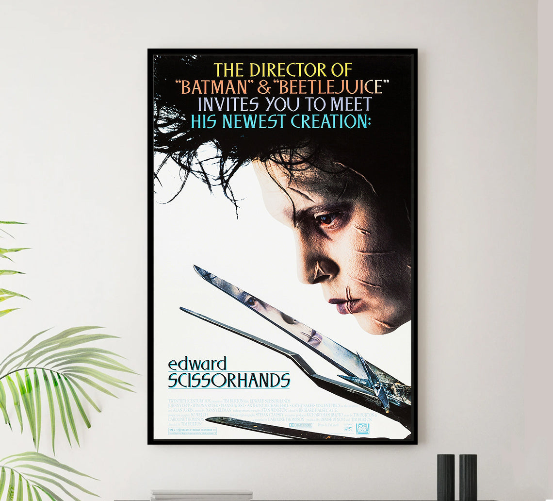 Edward Scissorhands 1990 - US - v2 - Classic Movie Poster