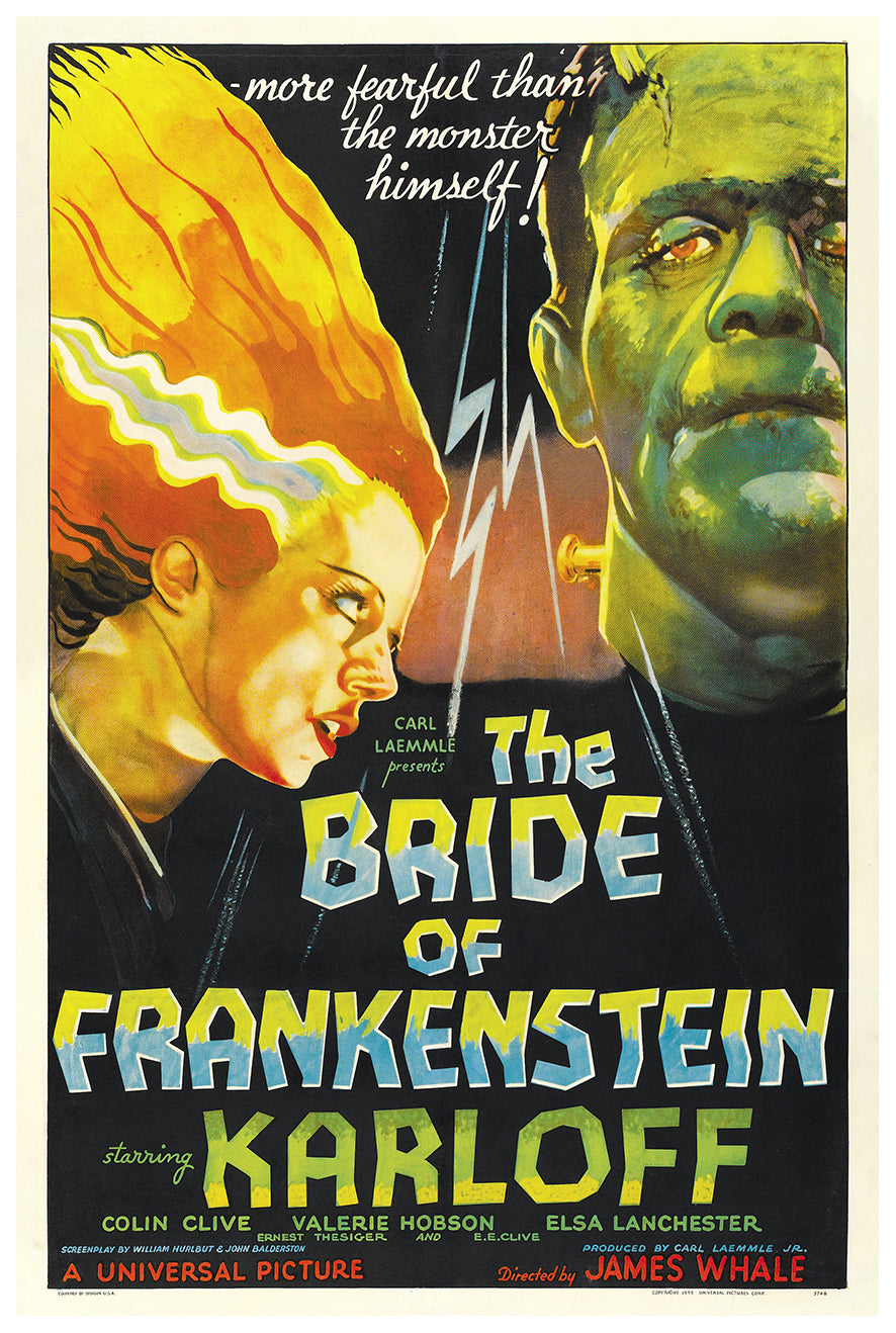Bride of Frankenstein 1935 - US - v1 - Classic Movie Poster