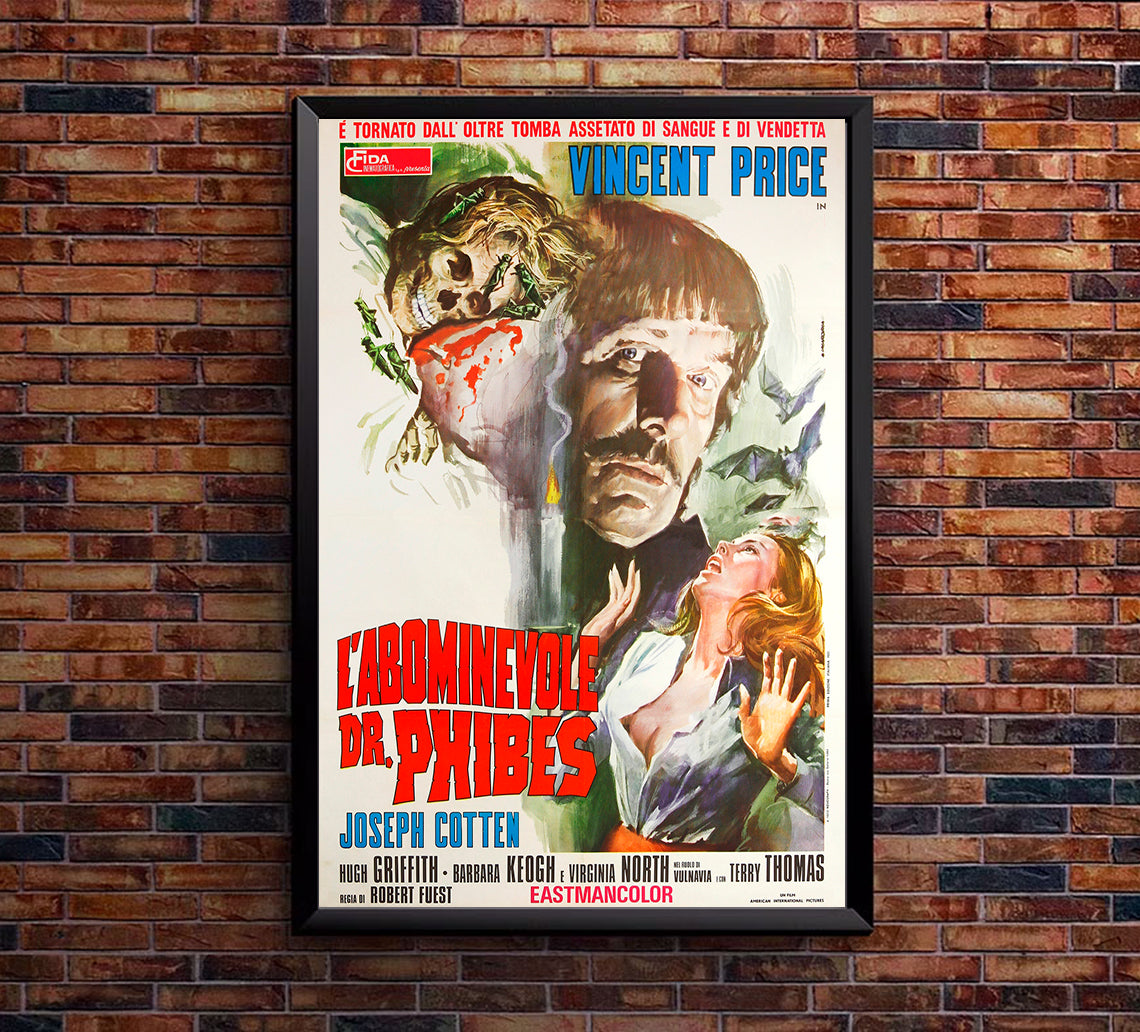 The Abominable Dr. Phibes 1971 - Italy - v1 - Classic Movie Poster