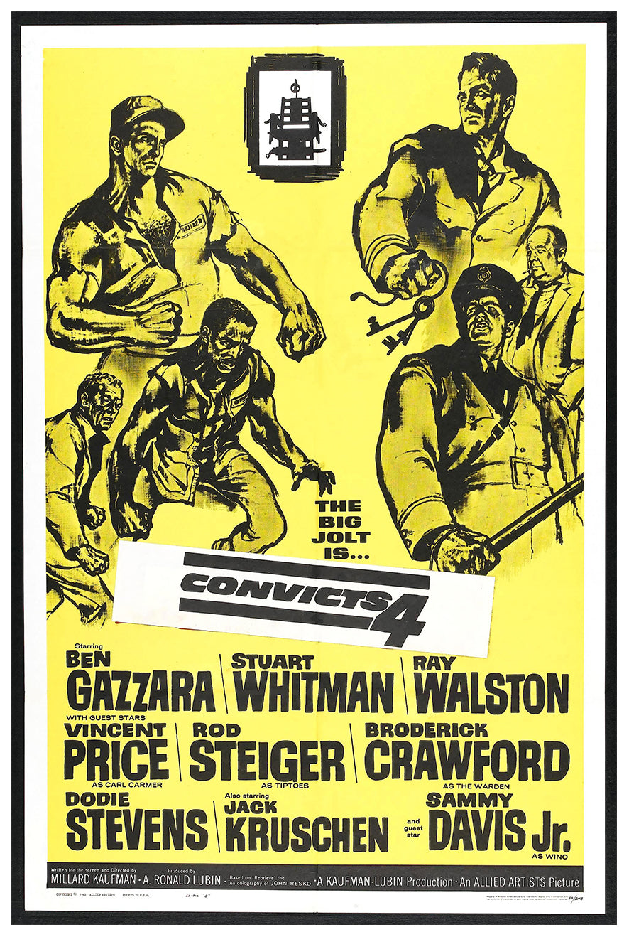 Convicts 4 1962 - US - v1 - Classic Movie Poster