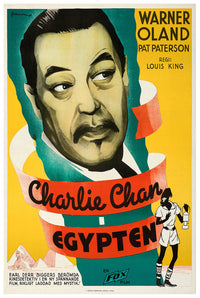 Charlie Chan in Egypt 1935 - Rita Hayworth - Sweden - Classic Movie Poster