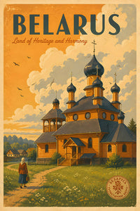 Belarus - Tourism - v1 - Vintage Travel Poster